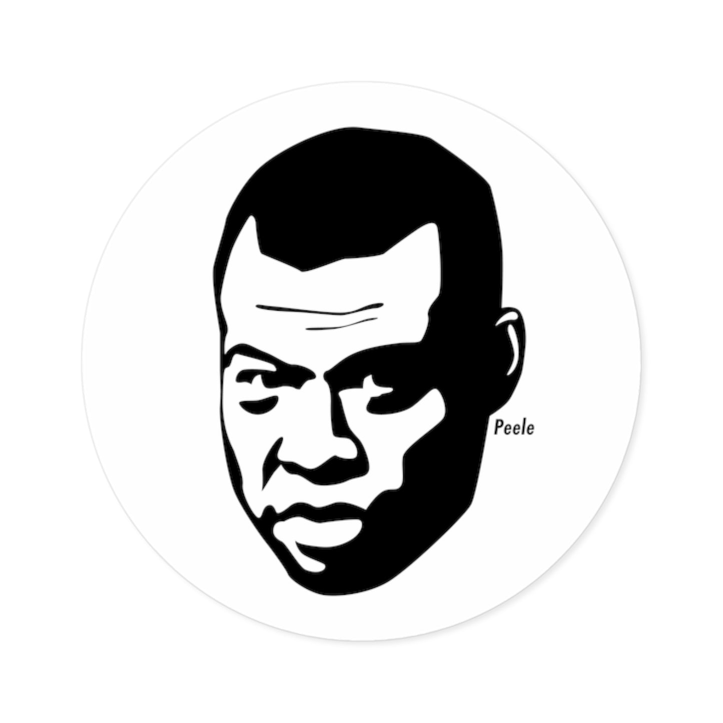 Jordan Peele Round Sticker