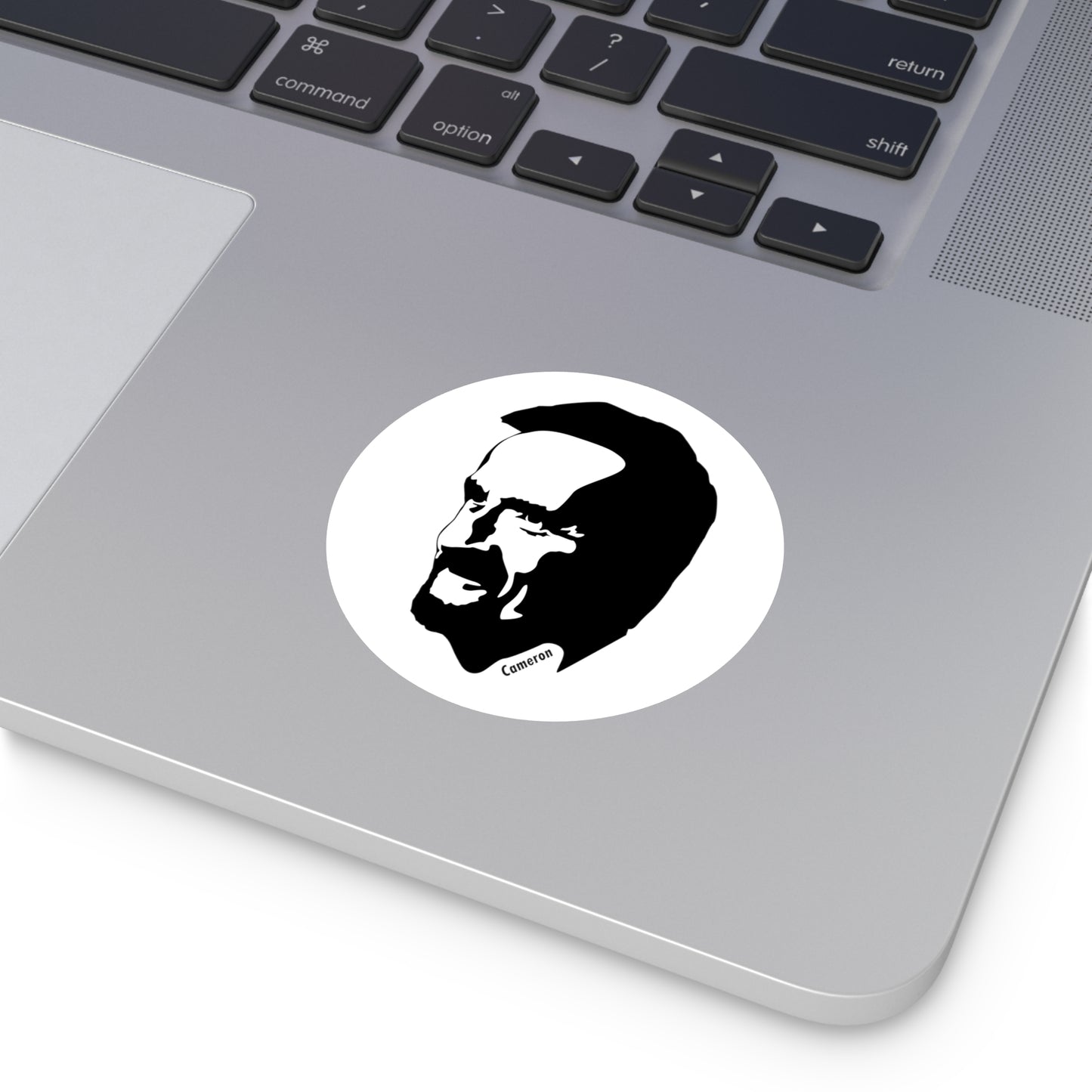 James Cameron Round Sticker