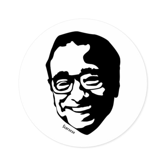 Martin Scorsese Round Sticker