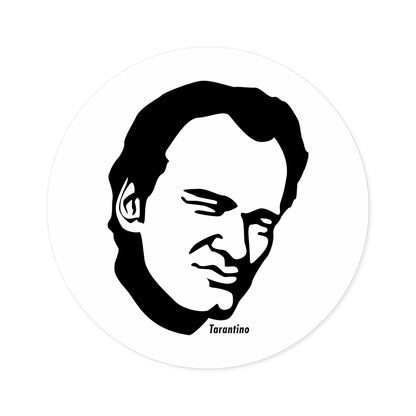 Quentin Tarantino Round Sticker