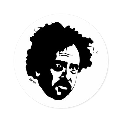 Tim Burton Round Sticker