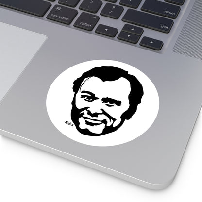 Christopher Nolan Round Sticker