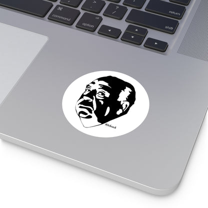 Alfred Hitchcock Round Sticker