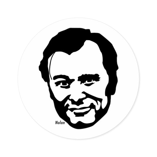 Christopher Nolan Round Sticker