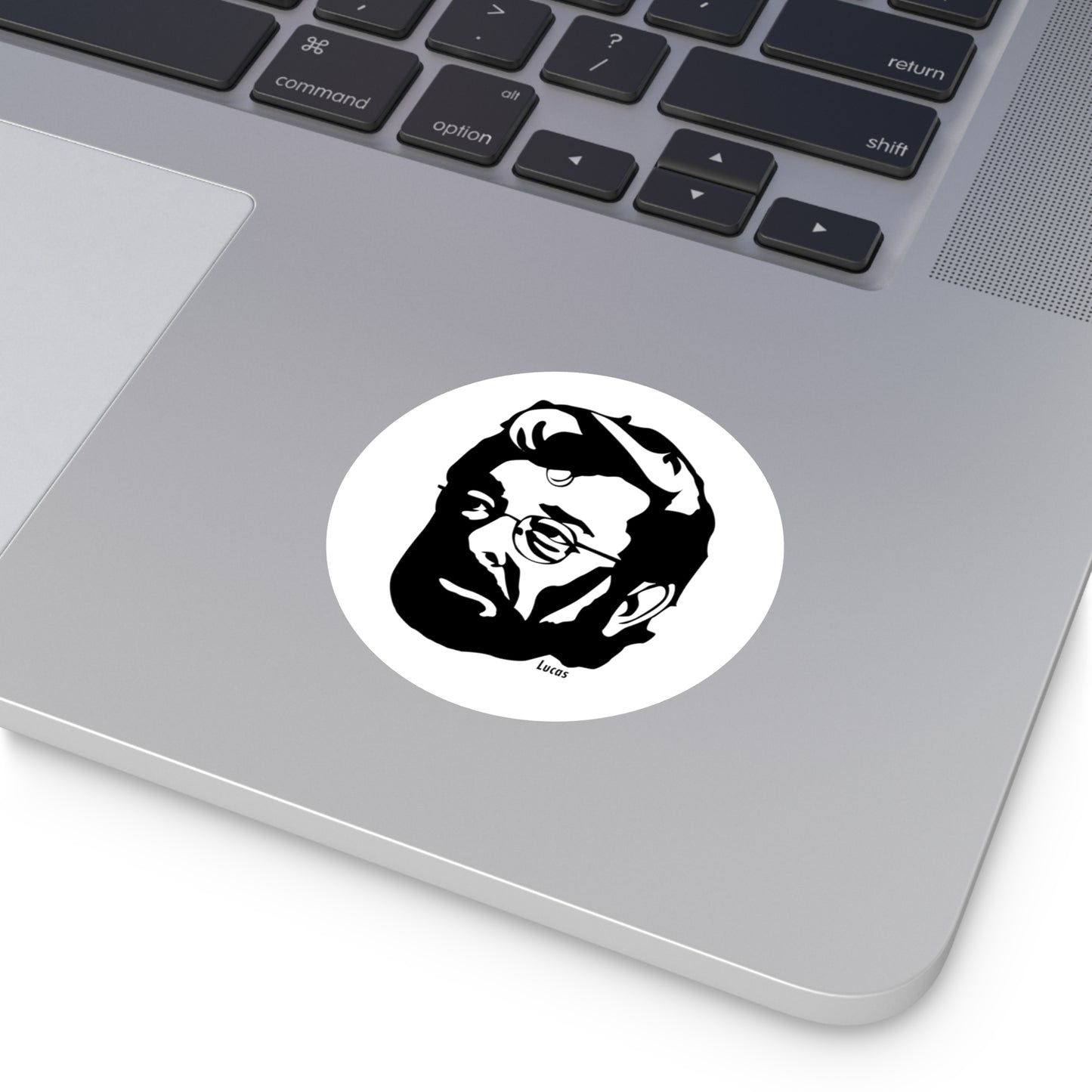 George Lucas Round Sticker