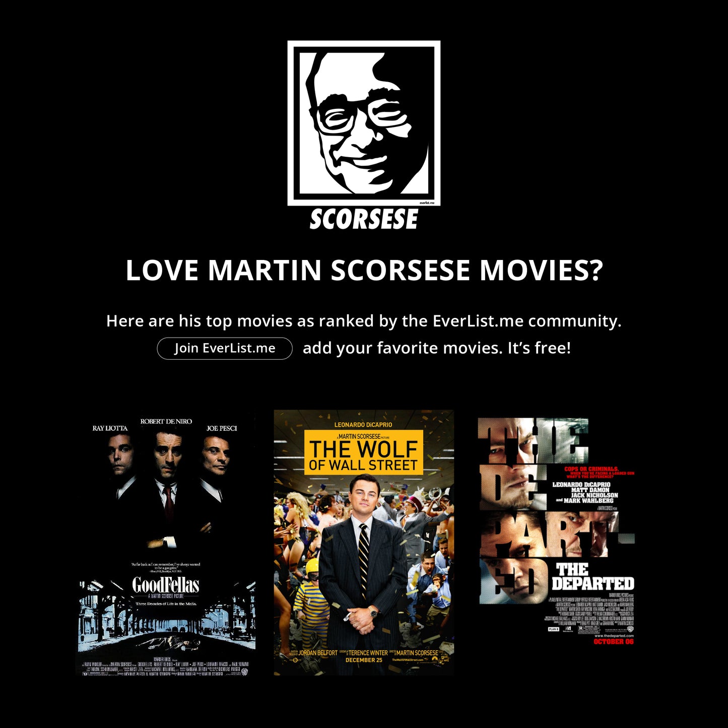 Martin Scorsese Sweatshirt (unisex)