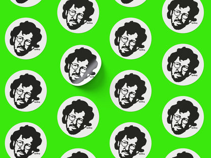 Steven Spielberg Round Sticker