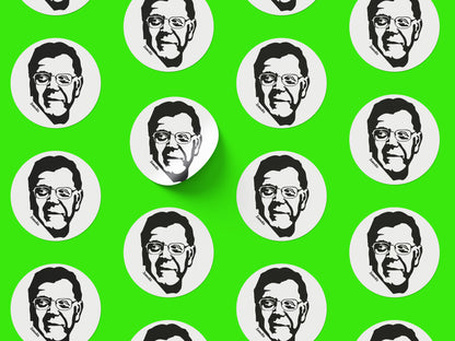 Robert Zemeckis Round Sticker