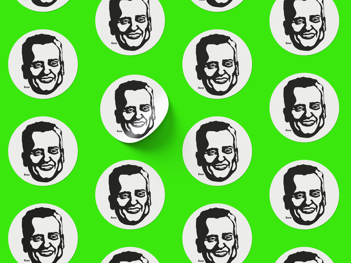 Joe Russo Round Sticker