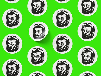 George Lucas Round Sticker