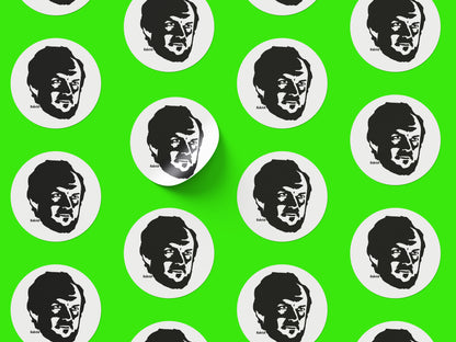 Stanley Kubrick Round Sticker