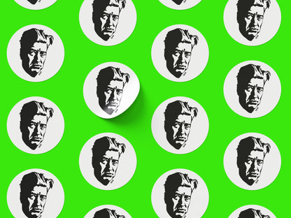 David Lynch Round Sticker