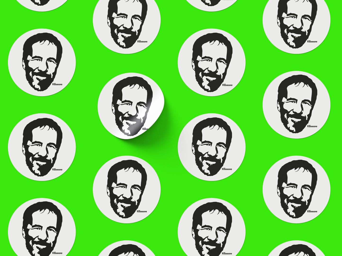 Denis Villeneuve Round Sticker