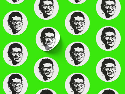 Anthony Russo Round Sticker