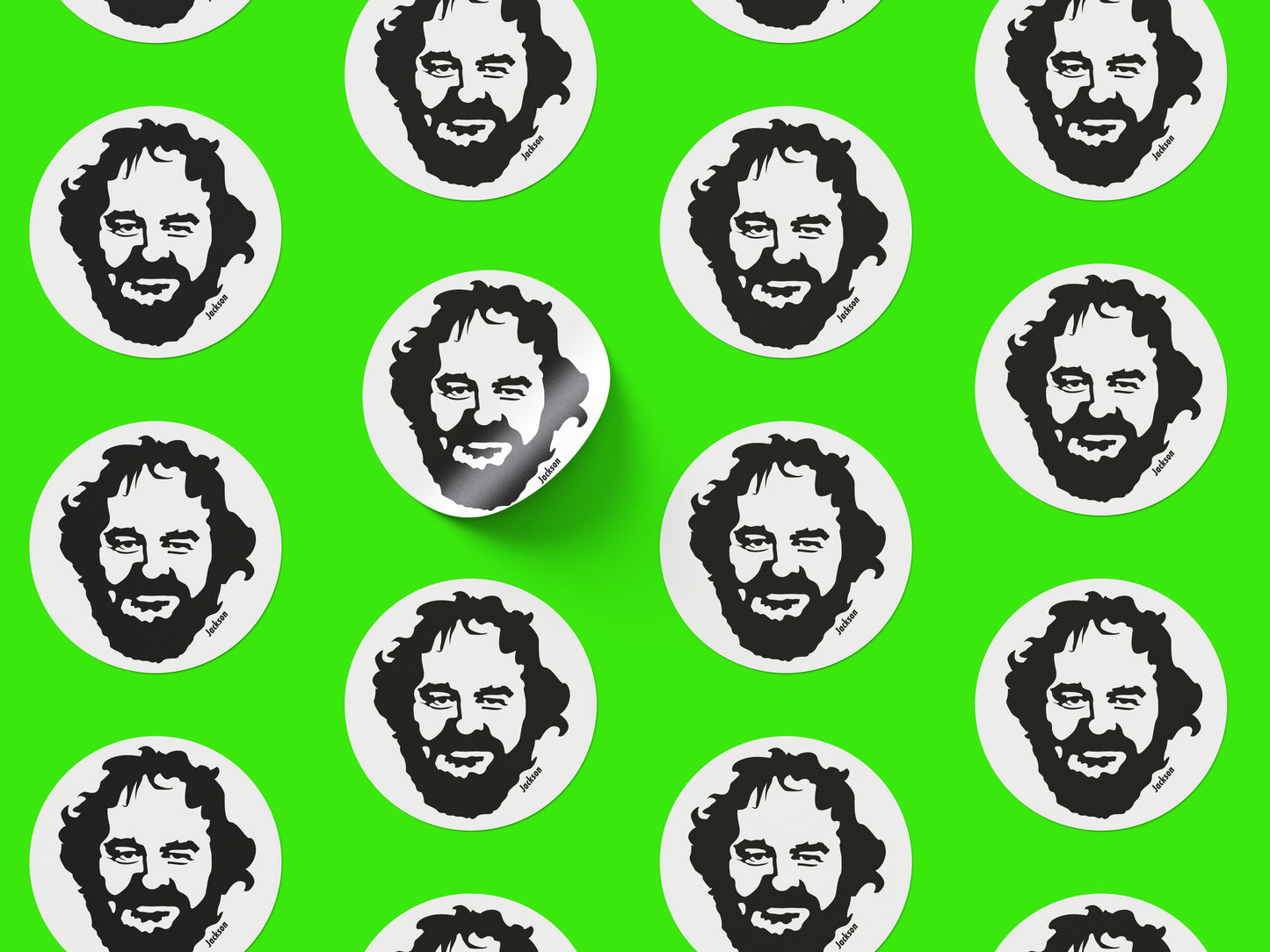 Peter Jackson Round Sticker