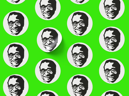 Martin Scorsese Round Sticker