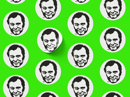 Christopher Nolan Round Sticker