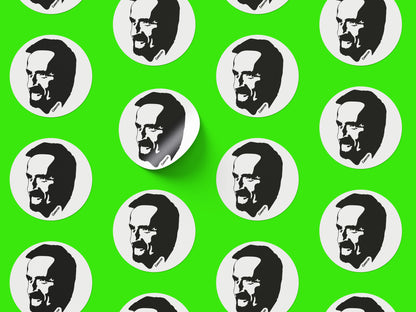 James Cameron Round Sticker